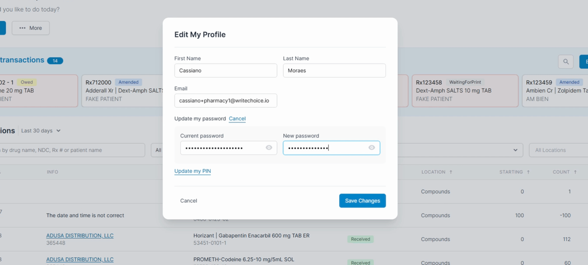 How to update your password when you know your current password - C2 ...