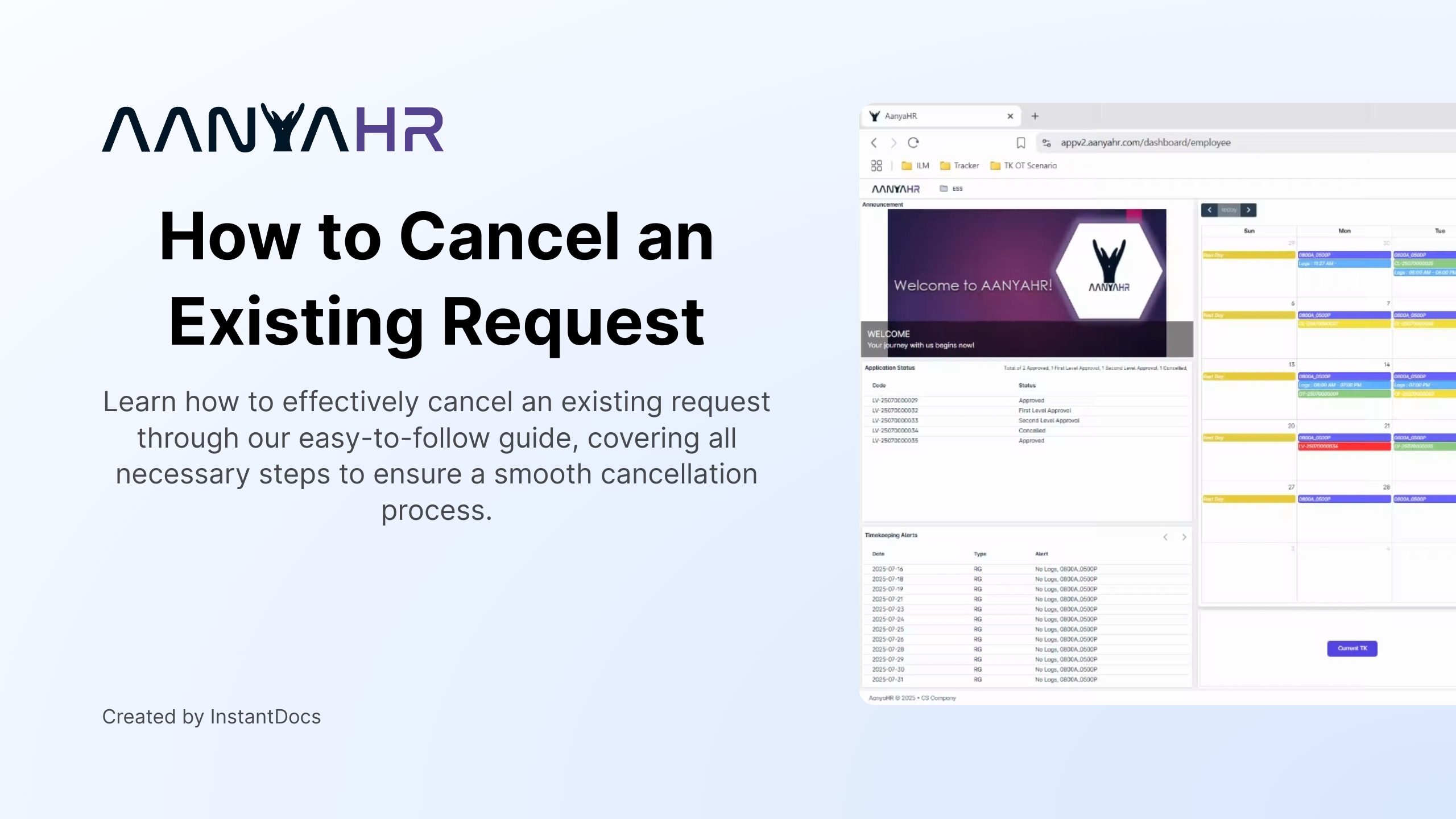 How to Cancel an Existing Request