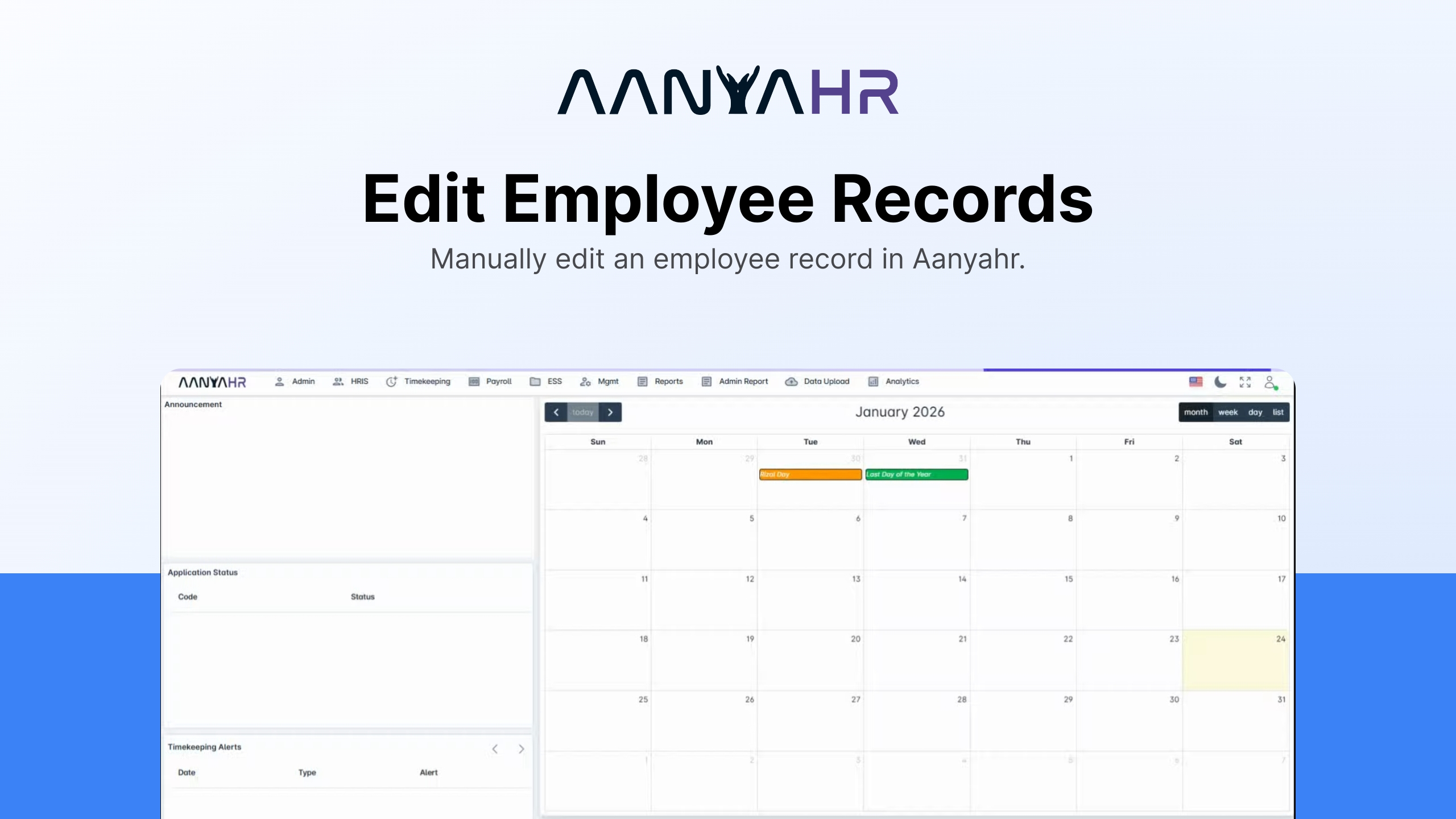How to Manually Edit Employee