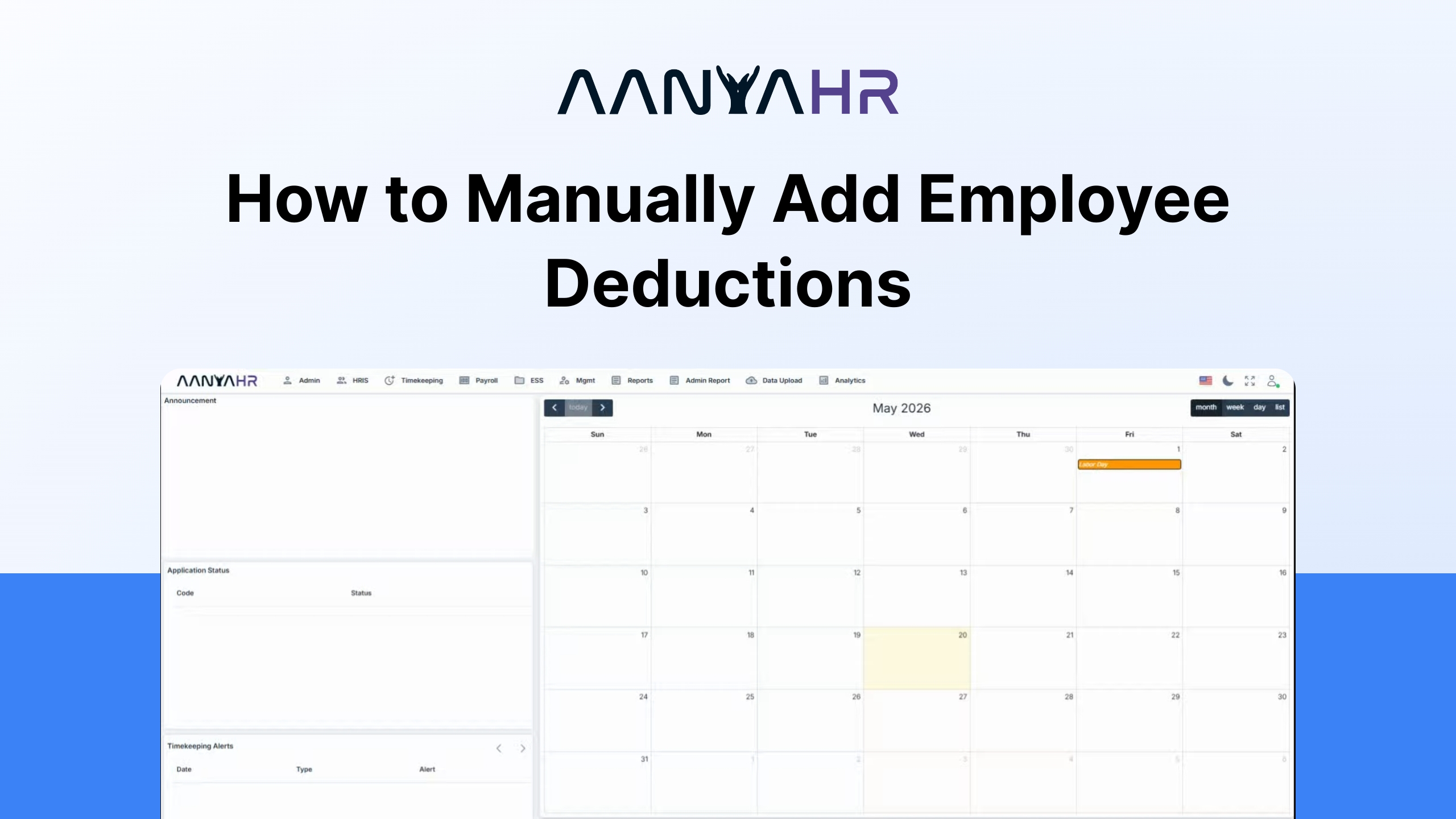How to Manually Add Employee Deductions