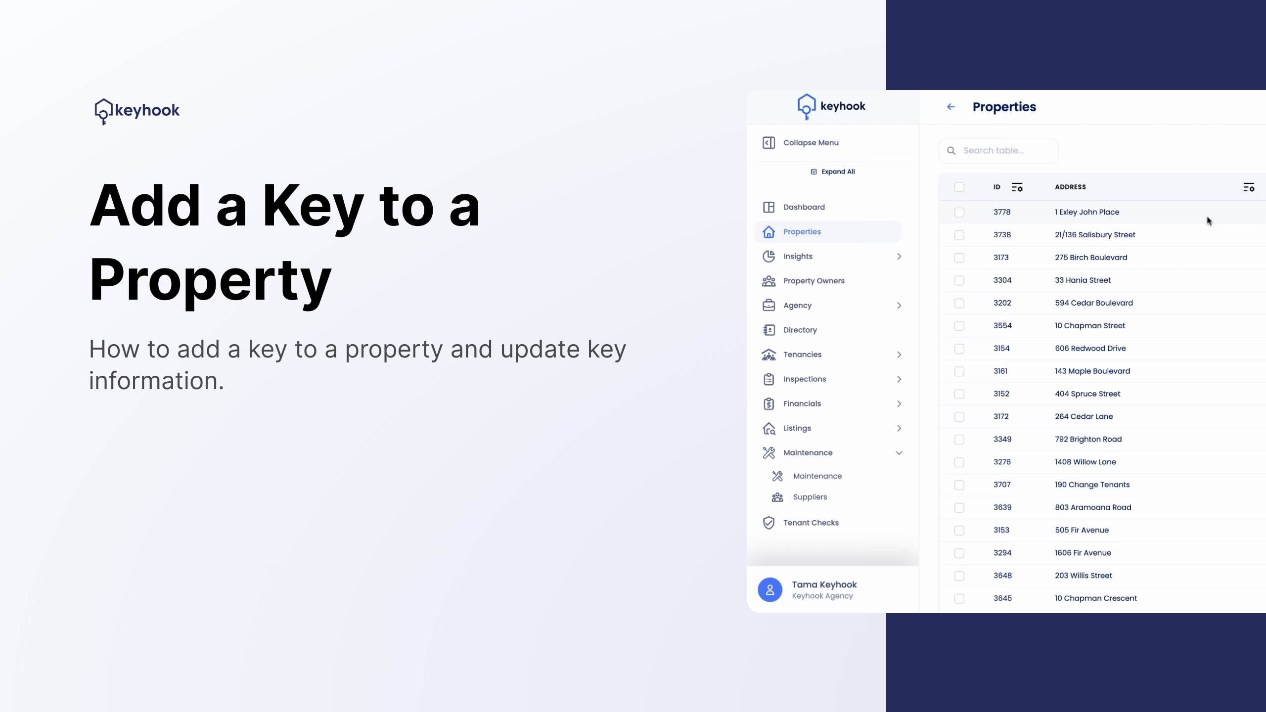 Add a Key to a Property