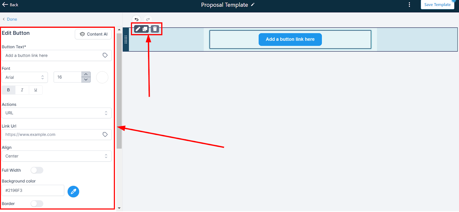 Edit your button element