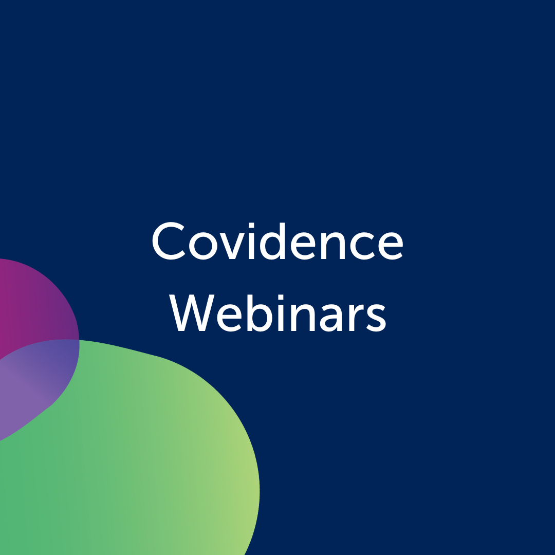 Covidence Webinars