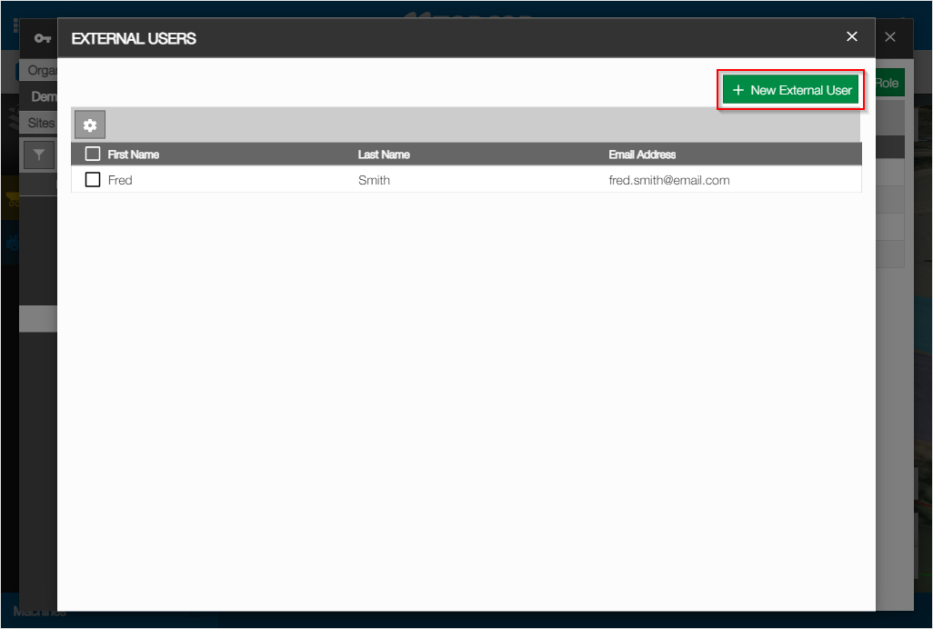 New External User