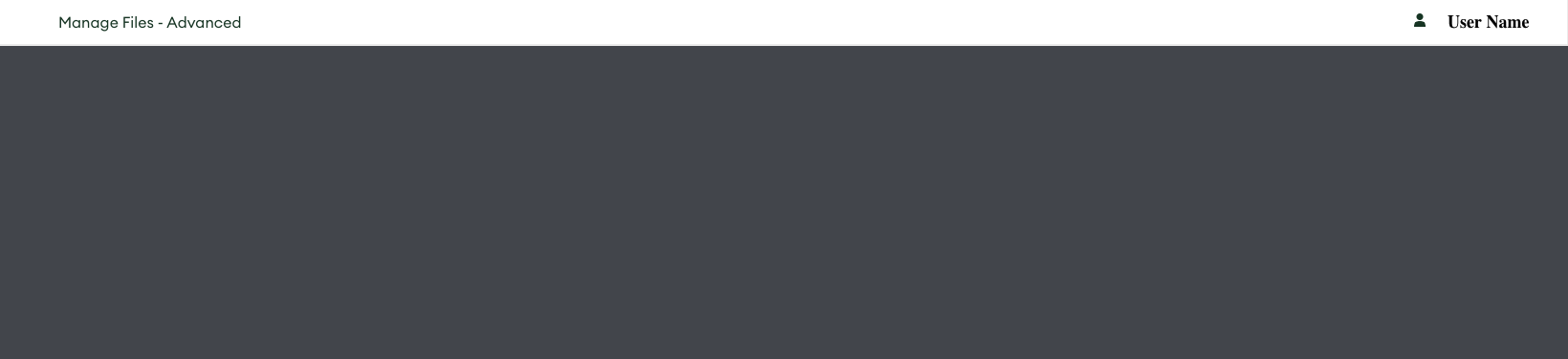 White bar across the top - entirely gray screen