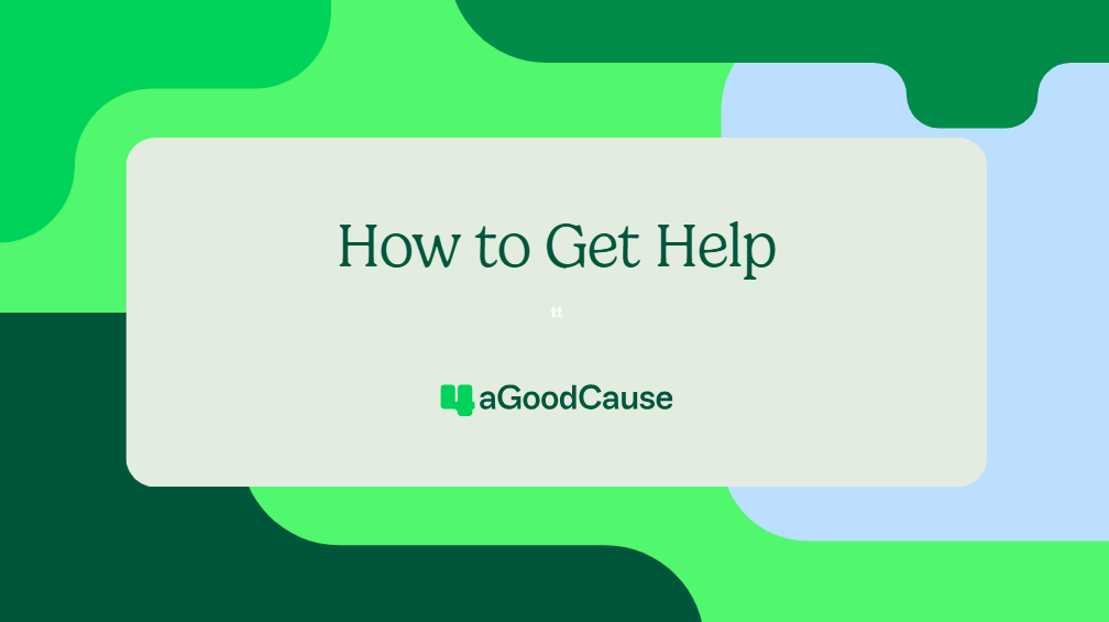 How to Get Help