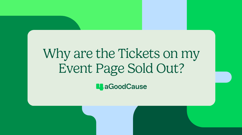 Why are the Tickets on my Event Page 