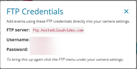 Camcloud Add Camera Screenshot