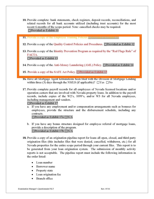 Policy dense requests may be followed with additional requests for clarification