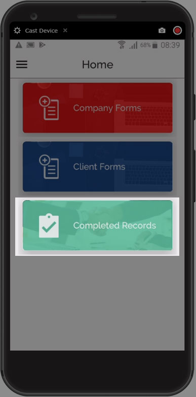 
Completed records will be located in...surprise, surprise!... Completed Records
