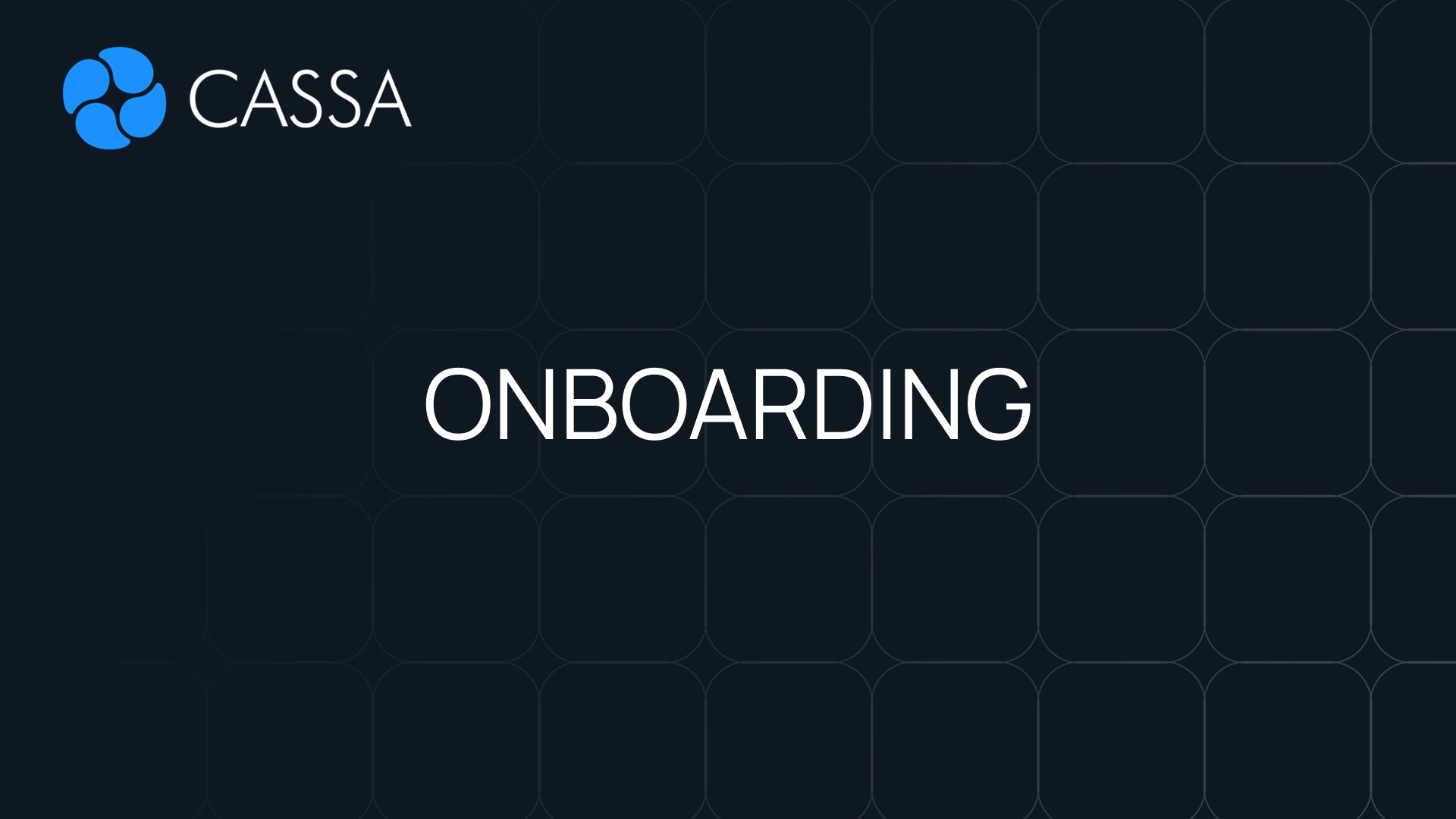 Onboarding