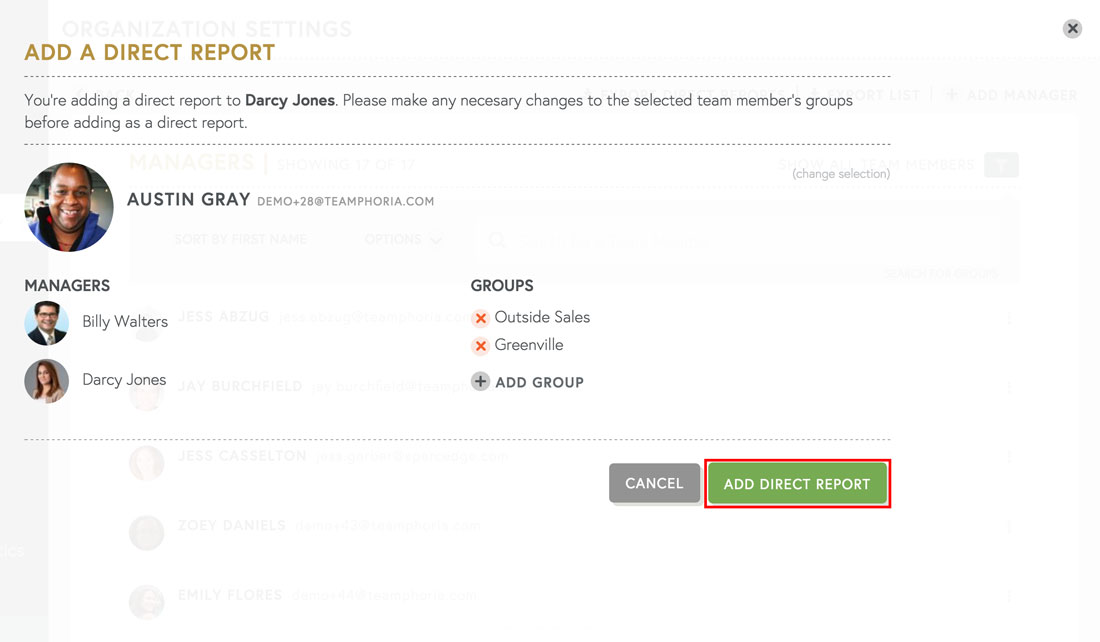 set up managers to facilitate employee communication