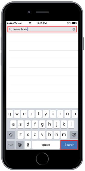 searching for employee recognition app in apple store 