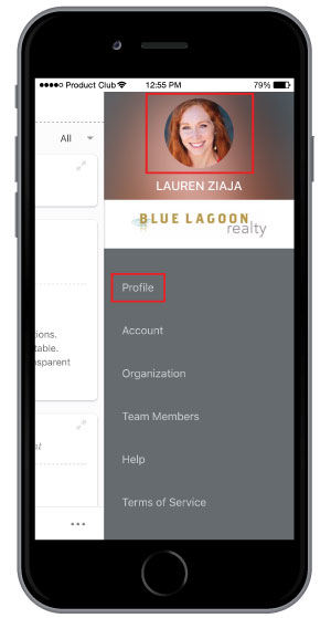 uploading employee photo on employee recognition software mobile app
