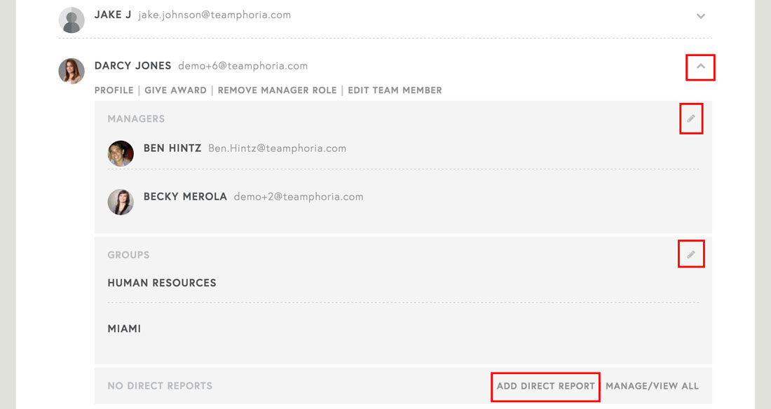 add managers to track company culture and employee engagement