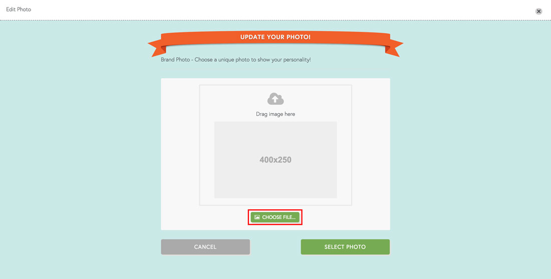 upload company logo on engagement software