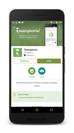find employee engagement platform in google play store mobile app