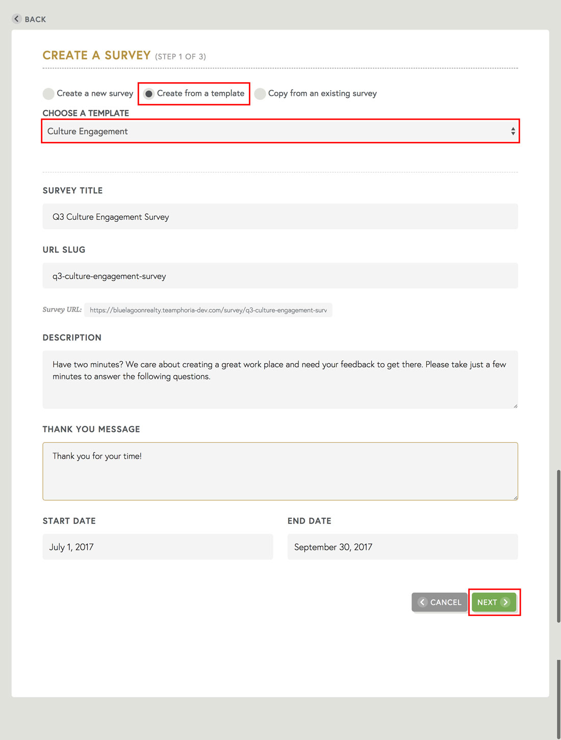 use our employee surveys examples to measure culture