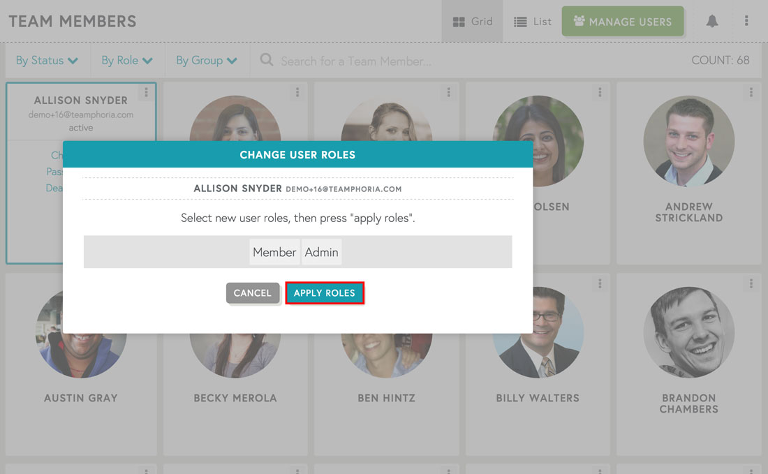 hr admin role is used for tracking employee performance and tracking employee recognition