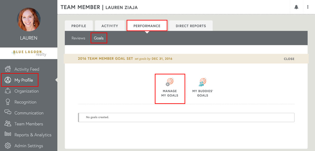 using free employee review software to set employee goals