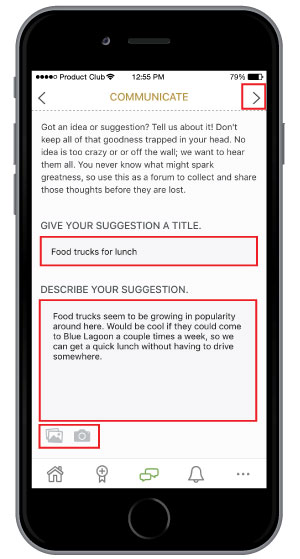 employee communication suggestion on the go