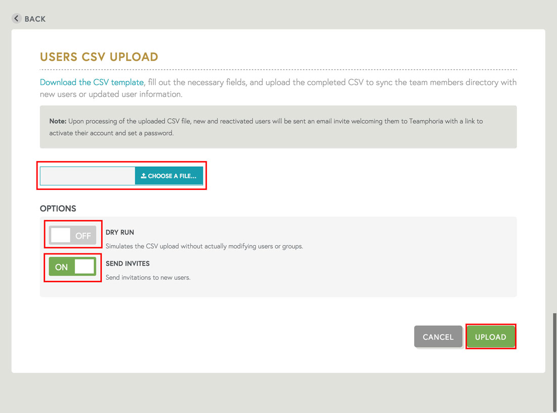 sending invites out to free performance management software