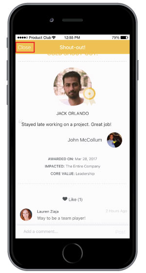 free performance management software offering a mobile app to measure culture on the go
