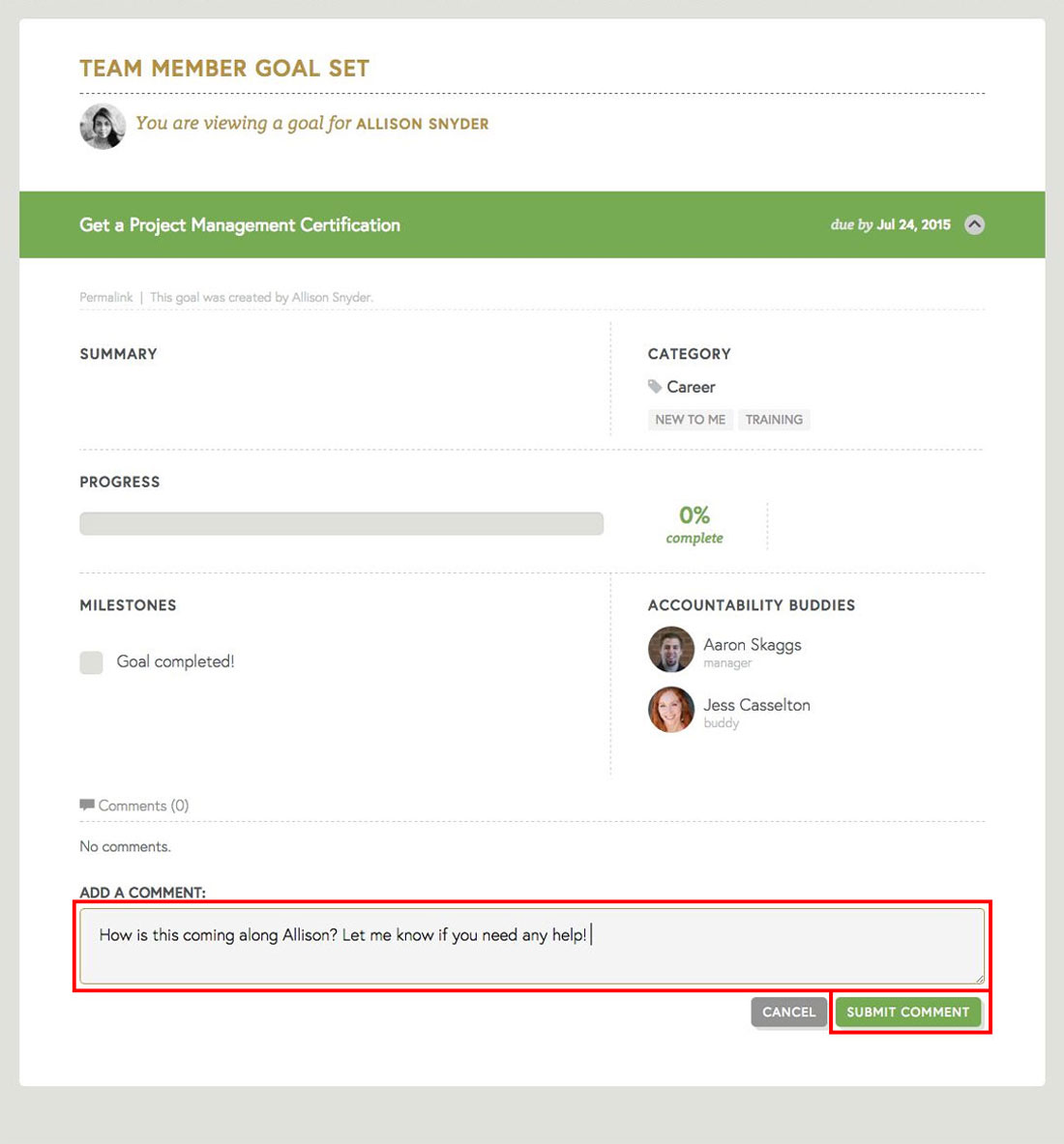 employee communication on employee goals will help raise company culture