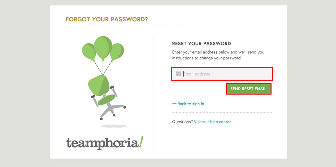 enter email to log into employee recognition software