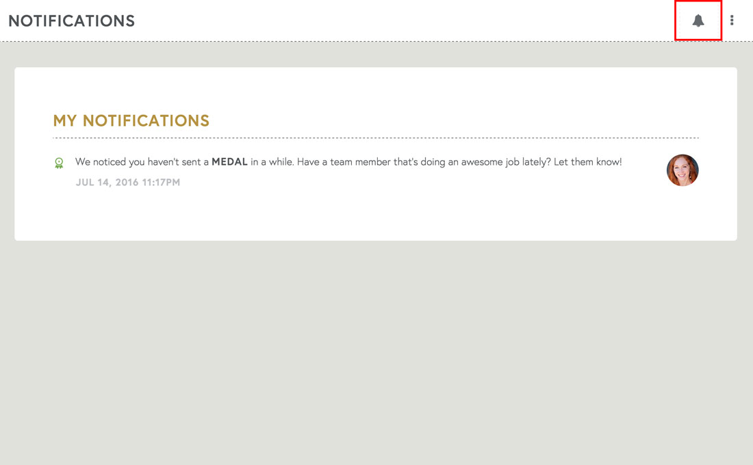 employee recognition and employee communication notifications