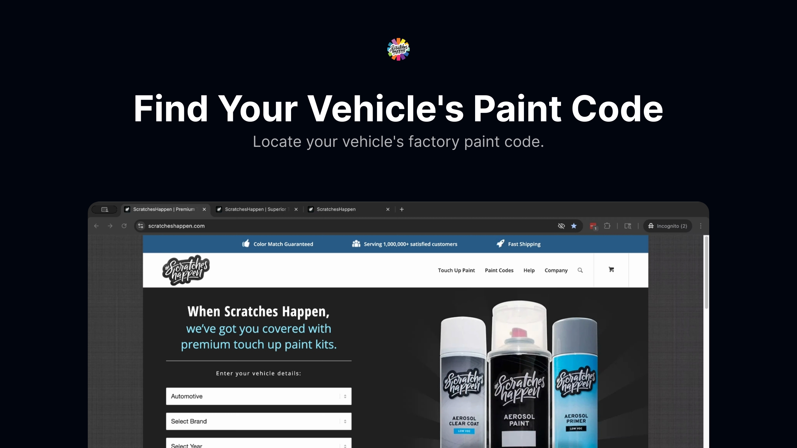 Find Your Vehicle's Paint Code