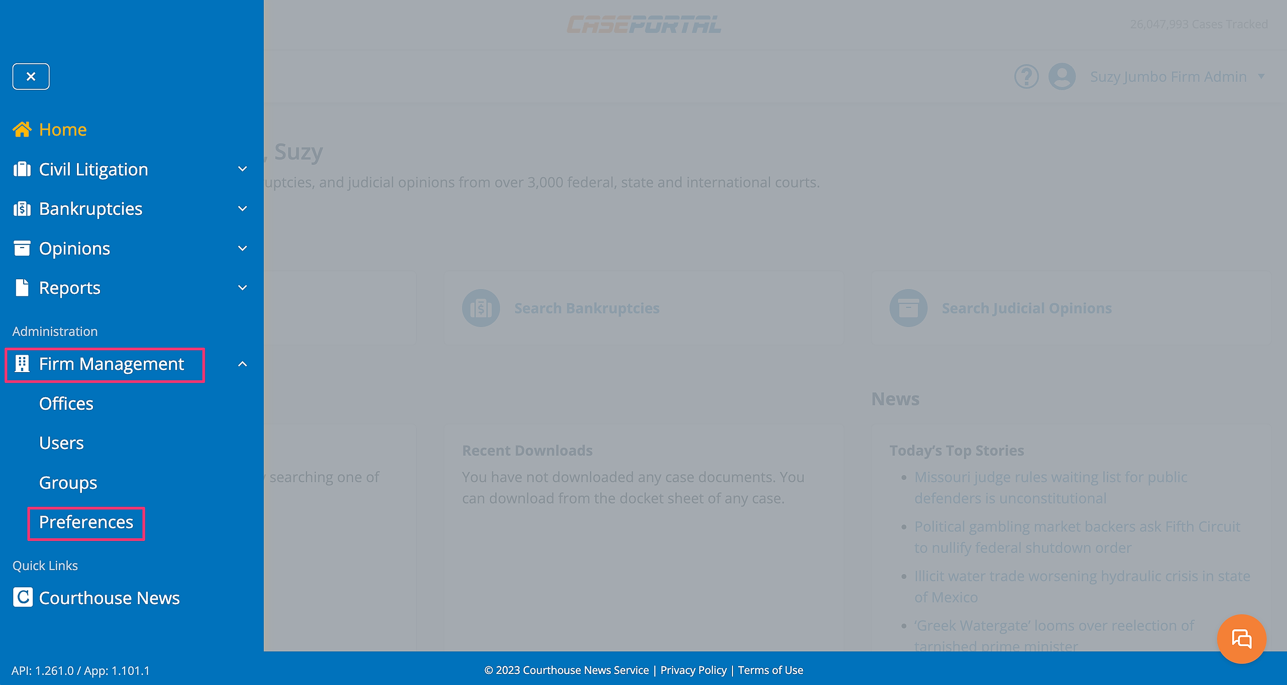 Login - CasePortal by Courthouse News Service