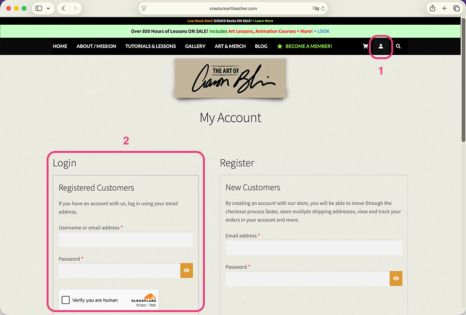 My Account menu location.png