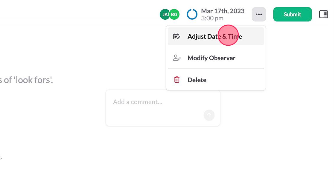 Screenshot of: Click "Adjust Date & Time"