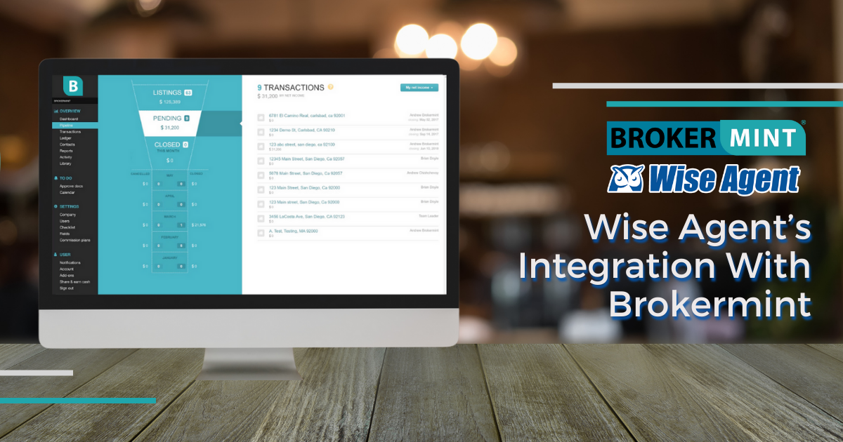 Integrate Brokermint with Wise Agent