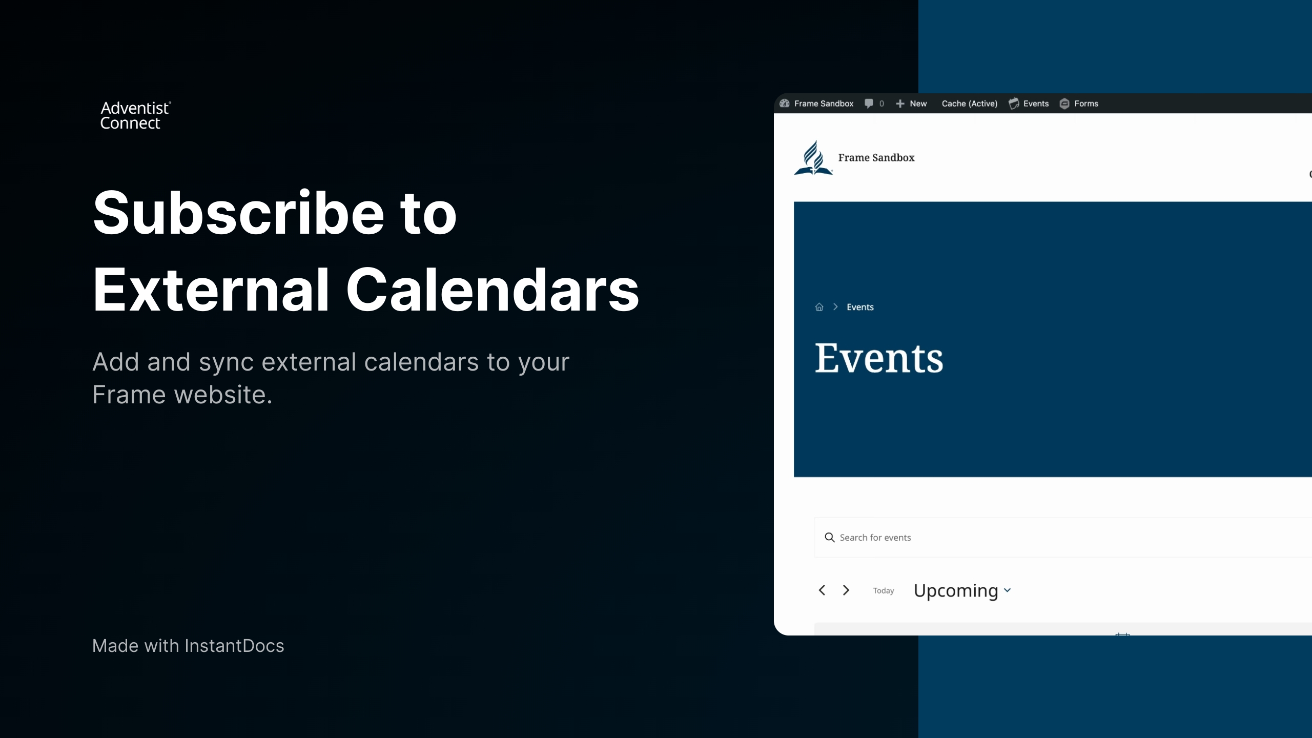 Subscribe to External Calendars