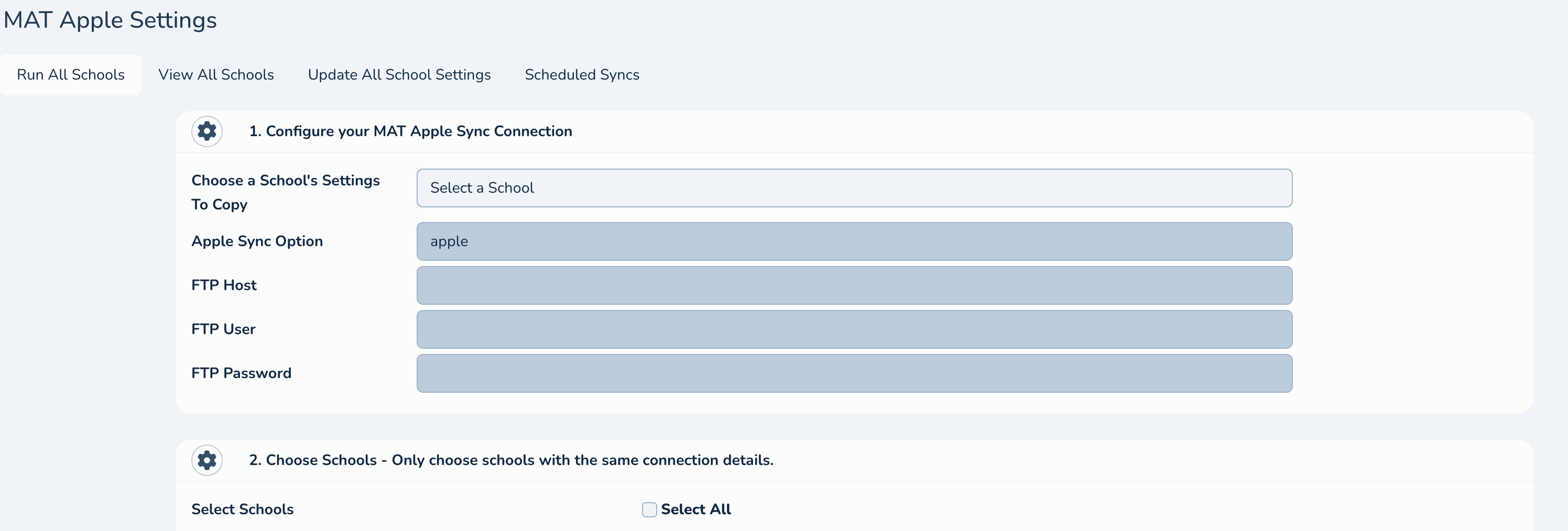 Setting up apple school manager for your MAT