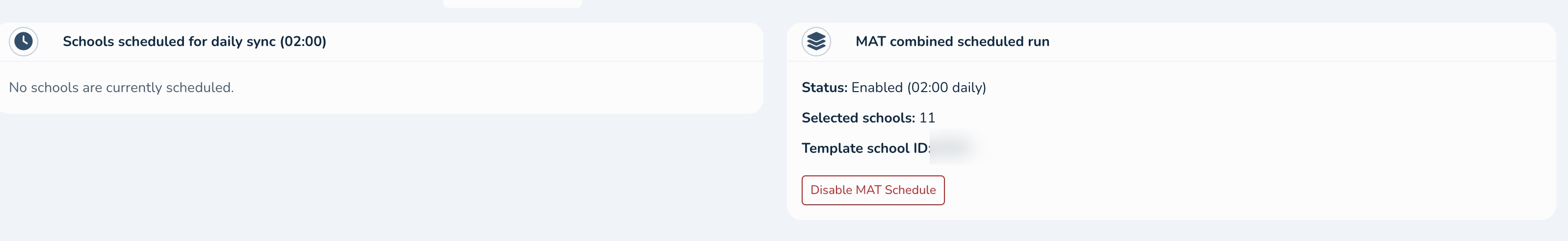 Viewing your scheduled MAT tasks in Realsmart.