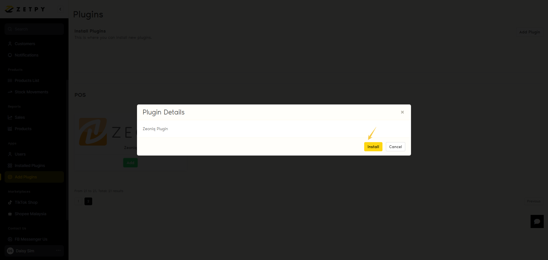 Zeoniq-plugin-install.png