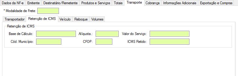 Aba transporte-retencao