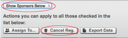 Cancel Sponsor